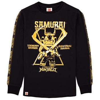 Vanilla Underground Black Lego Ninjago Long Sleeve T‑Shirt – Kids