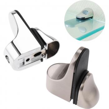 Metal Shelf Holder for Glass and Wood Shelves