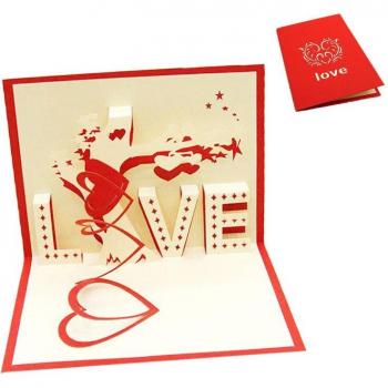 3D Love Greeting Card