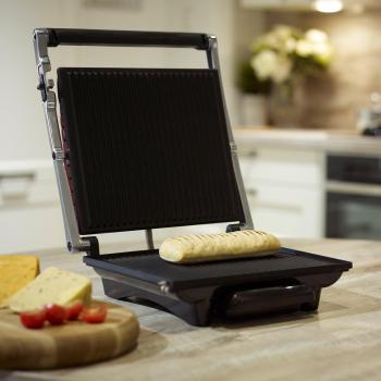 KA‑PG04 Red Stainless Panini Grill