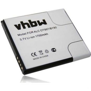 Vhbw Lithium-Ionen-Akku für Alcatel BY80, TLiB32E, 1700 mAh
