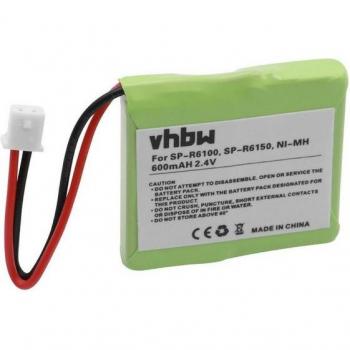 Pile rechargeable NiMH 2,4 V 600 mAh – Usage avec les téléphones Samsung SPR‑6100, SPR‑6150, SP‑R6100 et SP‑R6150