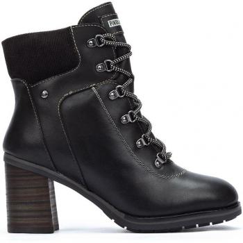 Pikolinos Pompeya W7S-N8851 Women's Leather Ankle Boots with Fur Lining