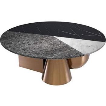 Casa Padrino Luxus Couchtisch Kupfer Ø 120 x H. 42,5 cm