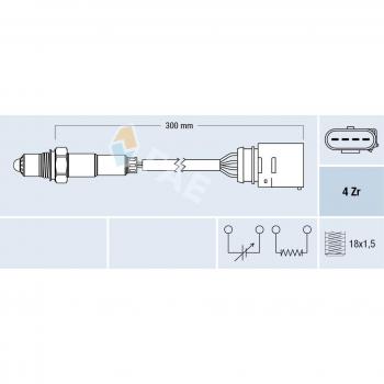 Sonde à oxygène FAE 77435