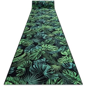 Eco‑Leaf Monstera Runner – Green (80 × 260 cm)