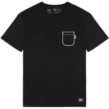 Picture Deelwi Camiseta Hombre Negro de Manga Corta