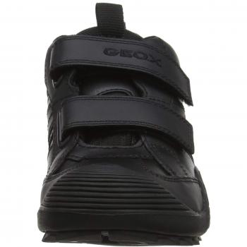 Geox Junior Savage G Fit Classroom Shoes – Black (UK 12½, Male)