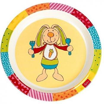 Rainbow Rabbit Melamin Teller sigikid