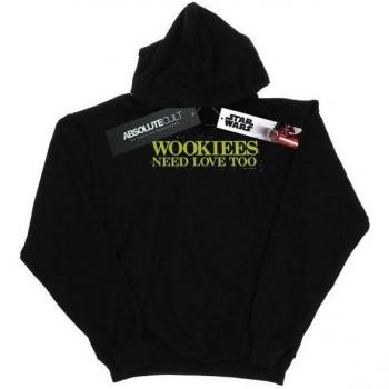 Hoodie Star Wars Wookiees Need Love Too Uomo L