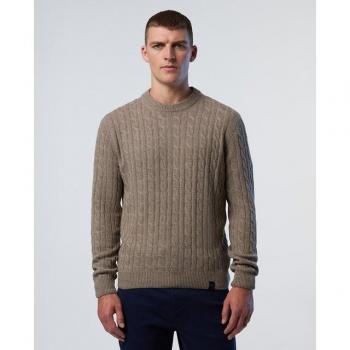 Jersey casual de lana North Sails 7Gg marrón