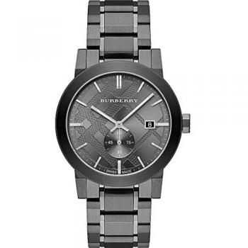 Burberry Reloj de Acero Gunmetal para Hombre BU9902