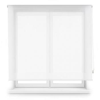 Estor Enrollable Screen Premium Elegante 180x170 cm Color Blanco con Diseño Único y Tubo Resistente