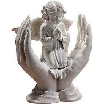 Preghiere d'Angelo in Marmo Bianco PD1741