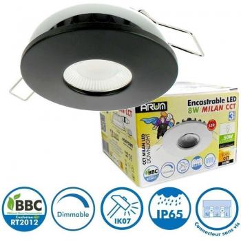 Dimmbare 8W LED-Einbauleuchte MILAN CCT