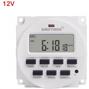 Reloj Temporizador Programable CN101A 12V 24V 110V 240V