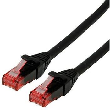 ROLINE 21152550 Compact 0.5 m Cat‑6 Black Network Connector