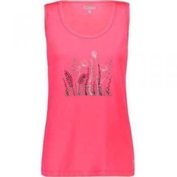 CMP T-Shirt Smanicata Traspirante E con Tratamiento Antibacterico, Camiseta, Mujer, Gloss, D44