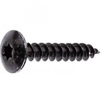 Vis de penture noire 6X60 filetage intégral boîte de 200 ING Fixations