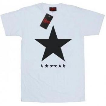 Chemise T-shirt blanc L – Logo Star David Bowie