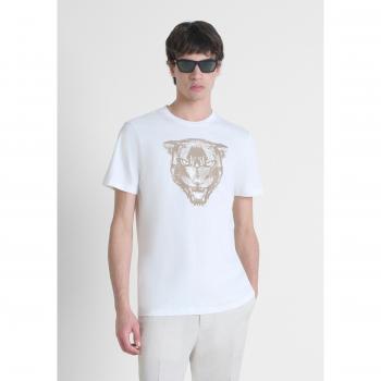 T-shirt Antony Morato Beige Coupe Régulière M