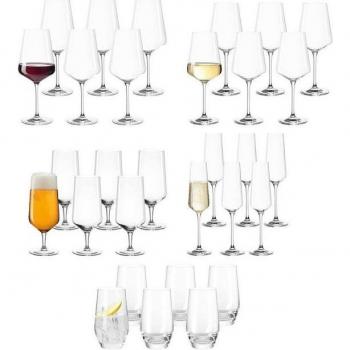 Leonardo 30er Set Gläser für Bier, Sekt und Wein