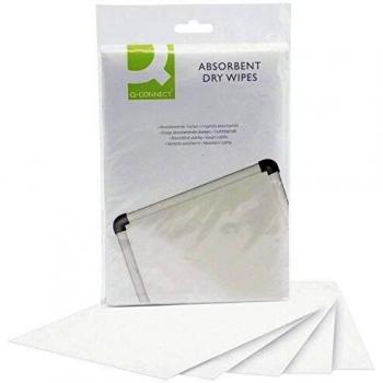 Q-Connect Lint-Free Absorbent Wipes Pack of 20