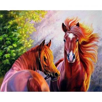 Equestrian Crystal Stitch Set – 20x30 cm