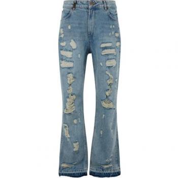 2Y Studios Herren Jeans – Zerstörte Straight-Style, Größe 36