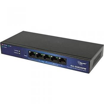 Allnet ALL-SG8245PM Netzwerk Switch 5 Port 1000 MBit/s PoE-Funktion