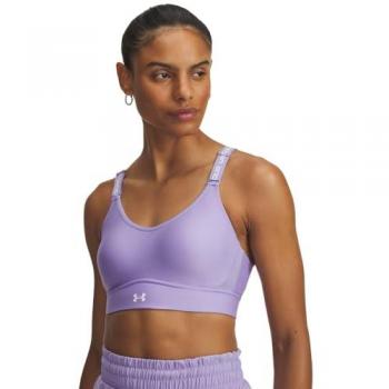 Damen Sport-BH UA Infinity Mid 2.0 lavendellila