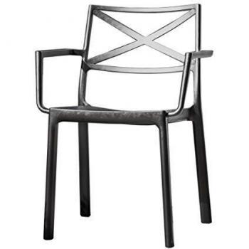 Sedia da Giardino Multicolore in Metallo di Keter, Modello Metalix 247275