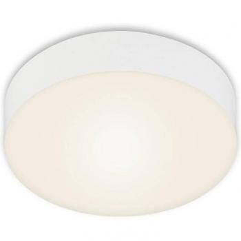 Briloner Plafonnier Flame LED, Ø 15,7 cm, blanc