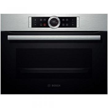 Bosch Serie 8 CBG635BS1: 47‑Liter Elektro‑Einbaubackofen, A+ Bewertung, 4‑Dimensionale Heißluft Plus mit PerfectRoast & PerfectBake