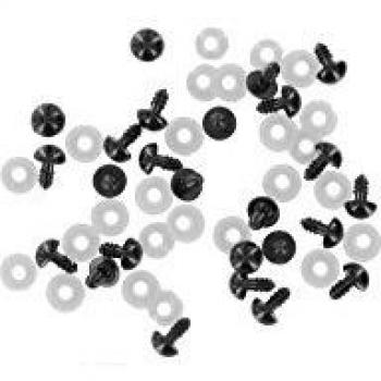 Craft Factory 15mm Black Safety Eyes for Toys