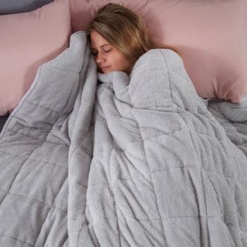 Teddy Fleece Weighted Blanket