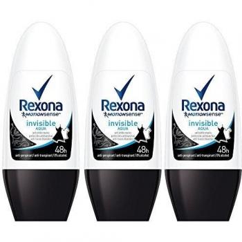 Déodorant Rexona Crystal Clear Aqua 48h Roll‑on pour femmes 50 ml