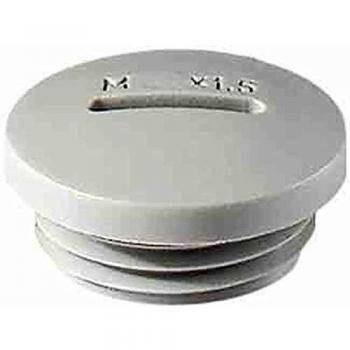 Tapón M32 gris RAL 7035 cabeza redonda Interflex