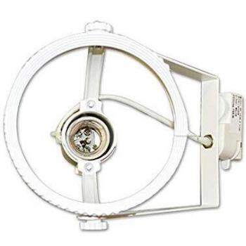 Portafaretto Supporto Faro Per Binario Trifase Con Attacco E27 PAR38 Orientabile Spot Colore Bianco SKU-3570