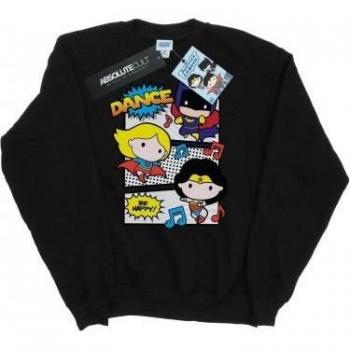 DC Comics Ladies Chibi Super Friends XL White Sweatshirt