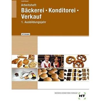 Arbeitsheft mit eingetragenen Lösungen Bäckerei -