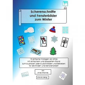 Scherenschnitte und Fensterbilder zum Winter
