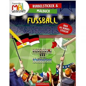 Rubbelsticker & Malbuch: Fußball
