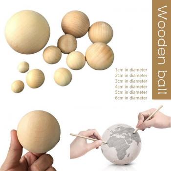 Lead-Free DIY Wooden Round Ball
