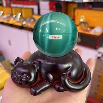 Gato Reluciente en Cristal