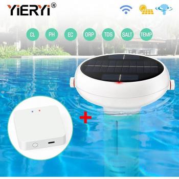 Moniteur Eau Piscine Wi‑Fi Solaire Mickcara Yieryi