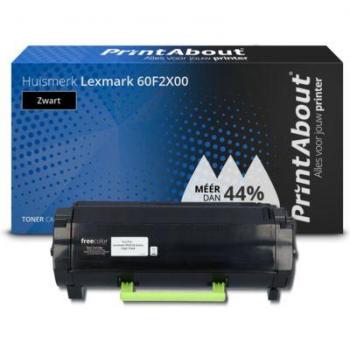 Toner noir PrintAbout compatible Lexmark 60F2X00