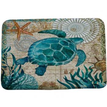 Anti-Slip Sea Turtle Pattern Door Mat