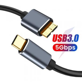 3A USB Typ C auf Mikro B Synchronisationskabel