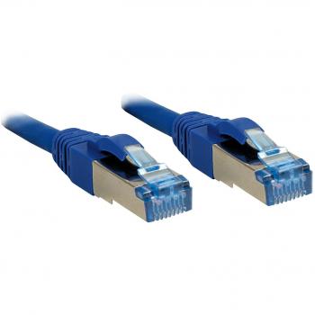 LINDY 47150 RJ45 Netzwerkkabel, Patchkabel CAT 6a S/FTP 3.00 m Blau 1 St